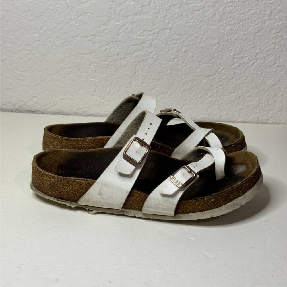 Birkenstock Mayari Birko-Flor Women’s Sandals White Size 38